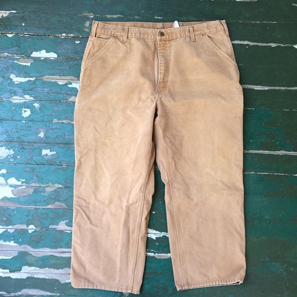 Vintage USA made Carhartt duck canvas work pants - Picture 2 of 4